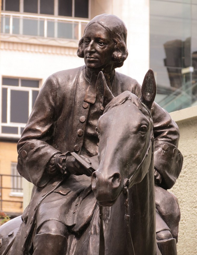 Wesley Statue at the New Room Bristol via Bob Speel