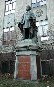 Ryerson statue on campus via wikimedia commons